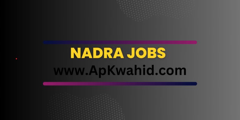 NADRA 2024 Online Apply