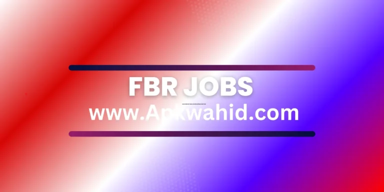 FBR Jobs 2024 Online Apply