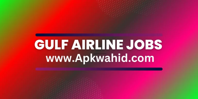 Gulf Airline Jobs 2024 Pakistan Online Apply